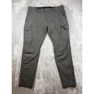 Men's Gray Cargo Pants - Slim Utility Style